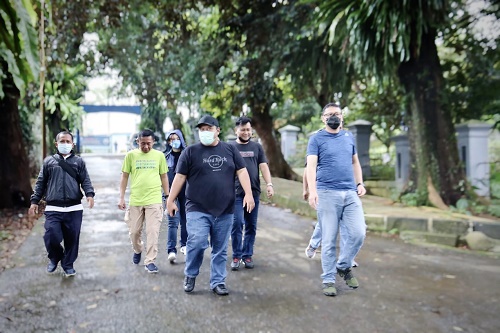 Direksi Tirta Pakuan Telusuri Jalur Pipa IPA Cipaku – Pompa Intan Pakuan