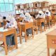 Pelaksanaan PTM Terbatas di SMK Negeri 1 Gunungsindur dilakukan dengan menggunakan sistem shafting (bergantian).