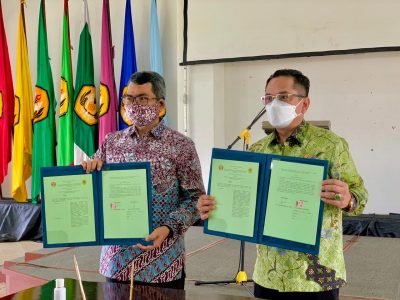 Kepala BPKSDM Kabupaten Bogor Zulkifly dan Dekan Pascasarjana Unpad Prof Dr Hendarmawan MSc.