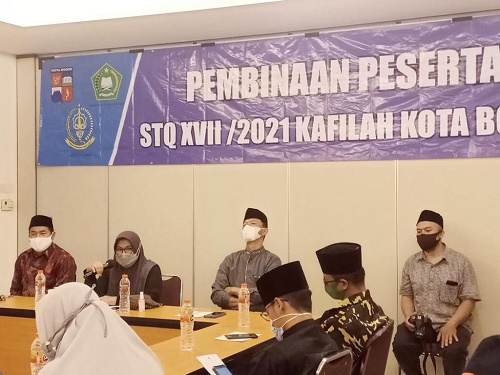 Sekretaris Daerah (Sekda) Kota Bogor Syarifah Sofiah menghadiri acara pembinaan Seleksi Tilawatil Qur'an (STQ) yang digelar Lembaga Pengembangan Tilawatil Qur'an (LPTQ) Kota Bogor di Hotel Amaris Pakuan