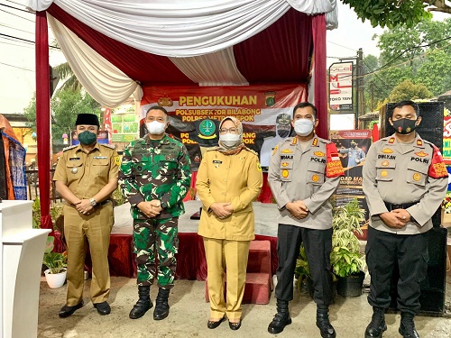 peresmian kantor polsek tajur halang