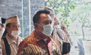 Ketua DPRD Provinsi Jawa Barat Brigjen TNI (Purn) Taufik Hidayat menghadiri acara peluncuran Gerakan Nasional (Gernas) Bangga Buatan Indonesia (BBI) Jabar bertempat di Trans Convention Centre, Kota Bandung, Sabtu (3/4/2021).(Foto : M. Sidiq/Humas DPRD Jabar).