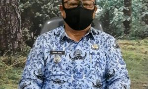 Camat Rancabungur Ishaq Mairu SH, MM yang juga sekaligus Ketua Satgas Penanganan Covid 19 Kecamatan Rancabungur.