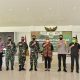 Bupati Bogor Ade Yasin menerima kunjungan Kepala Dinas Komunikasi dan Elektronika (Kadiskomlekal) Markas Besar Angkatan Laut di Aula Pendopo Bupati