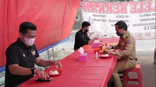 bima arya makan pecel lele