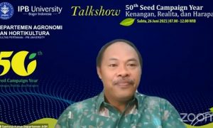 Ketua Departemen Agronomi dan Hortikultura IPB University, Prof Edi Santosa