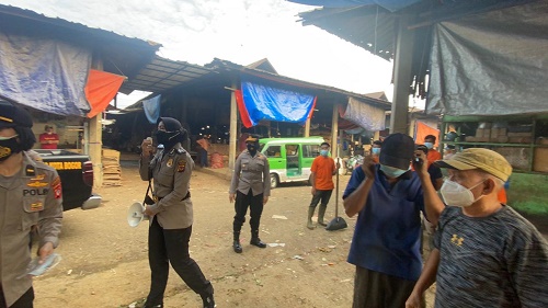 Polresta Bogor Kota lakukan sosialisasi PPKM Darurat