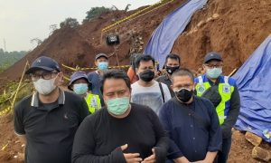 Direksi Perumda Tirta Pakuan tinjau lokasi bocor pipa transmisi