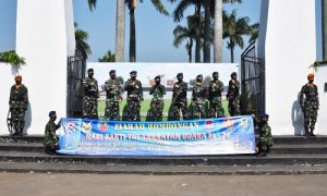 Personel Lanud Atang Sendjaja bersama-sama personel Wing Pendidikan Umum (Wingdikum), baik militer maupun PNS, melaksanakan ziarah ke Taman Makam Pahlawan (TMP) Dreded Bogor.