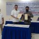 Ketua Umum HIPMI Kota Bogor dan Rektor UNBIN Dr. Ismulyana Djan melakukan penandatanagan MoU