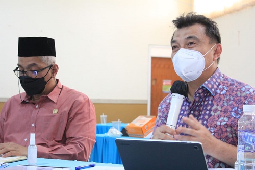 rapat kerja dalam rangka Pembahasan Rancangan Kebijakan Umum (RKU) dan Rancangan Prioritas Plafon Anggaran Sementara (RPPAS) Perubahan Tahun Anggaran 2021 bersama mitra kerja komisi