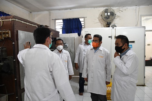 Komisi II DPRD Provinsi Jawa Barat Kunjungi UPTD Balai Pengembangan Pembibitan Ternak Unggas , Jatiwangi, Kabupaten Majalengka Rabu (1/9/2021)