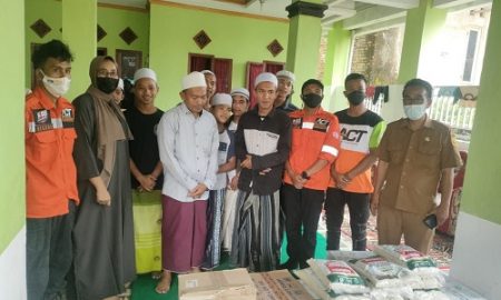 Kondisi terakhir di pondok pesantren salafiyah di Kp. Babakan RT 01 RW 06 Desa Kertajaya Kec. Rumpin yang mengalami musibah kebakaran pada hari Minggu (5/9).