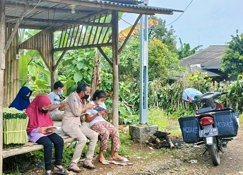 motor baca keliling