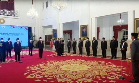 resuffle kabinet indonesia maju